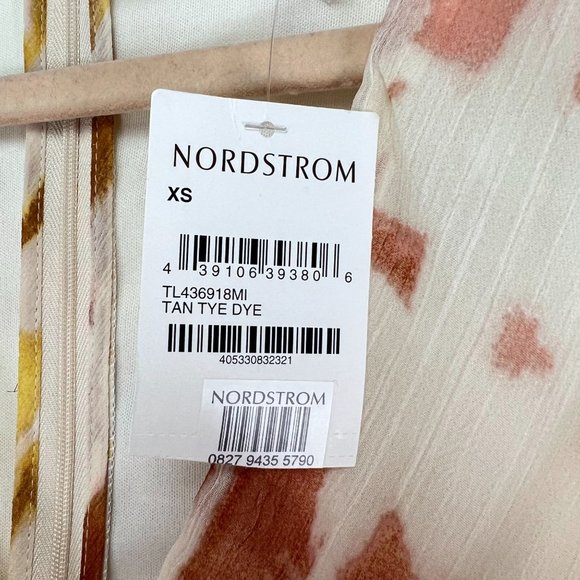 NWT LEITH Tan Faux Wrap Front Mini Dress V-Neck Size XS - Picture 5 of 9